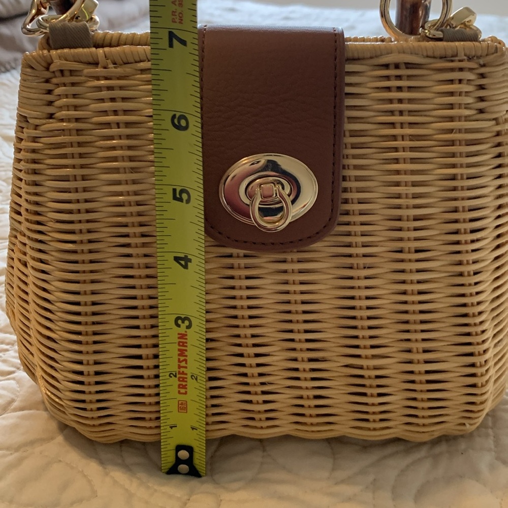 Wicker handbag NWOT - Picture 12 of 15